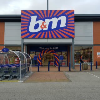 B&M Wrexham's new store is located at Central Retail Park, after moving from it's previous home on Regent Street.