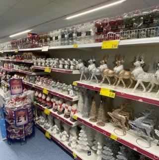 B&M's brand new store in Hednesford stocks a beautiful Christmas range, everything from decorations, lights and Christmas trees, to gift bags wrapping paper, selection boxes and much more!