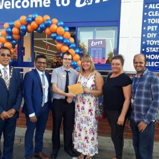 Store staff at B&M's new store in Ilford were delighted to welcome Rachel Low from local charity, Uniting Friends, the store's chosen charity for opening day. The charity received £250 worth of B&M vouchers in appreciation of their dedication and hard work in the community.