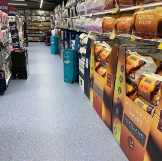 B&M's brand new store in Market Drayton stocks a charming range of bedding, including duvet covers, complete bed sets, pillow cases, mattress protectors and much more!