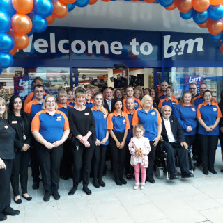 The store team at B&M Darlington - Northgate can't wait to get the doors open and welcome the store's first customers.