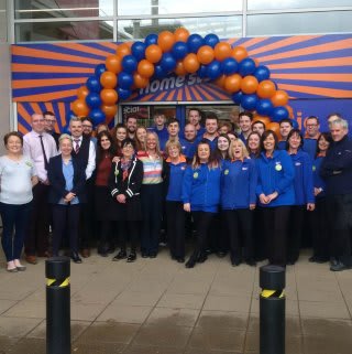 B&M Coleraine's store team are delighted with their improved store as they celebrate the grand re-opening at Riverside Retail Park.