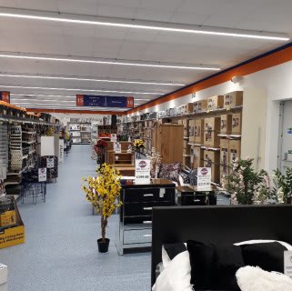 B&M's new store at Cromwell Retail Park, Wisbech sells a wide range of indoor furniture.