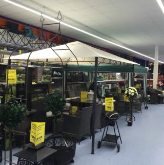 A first glimpse at the B&M's new garden and outdoor ranges in-store at the Airdrie Retail Park store