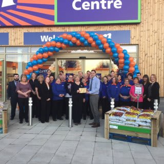 Sheena Dunsmore from the Kidney Kids Charity was B&M's VIP guest at the opening of its new store in Stenhousemuir.