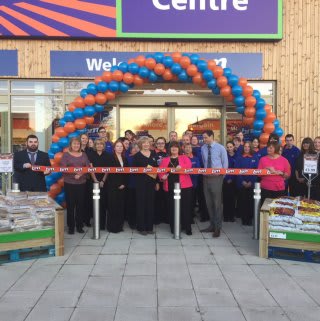 B&M Stenhousemuir was opened by Local Deputy Provost Ann Richie.