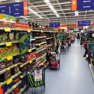 Take a look at B&M's spooky new Halloween range! Available now at its newest store in Whitchurch, Shropshire.