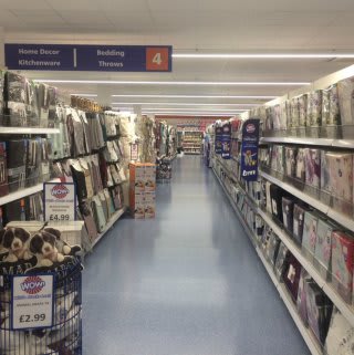 Inside Bury's new B&M store located at Mill Gate Shopping Centre.