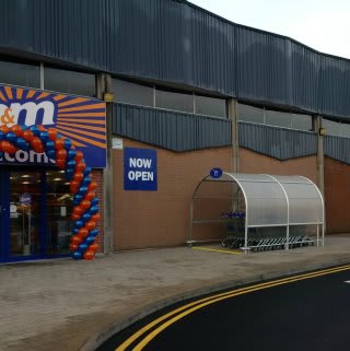 B&M's relocated Newtownards store at Ards Shopping Centre, on the site of the former Tesco.