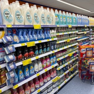 B&M's brand new store in Bradford stocks a huge range of cleaning products, from the biggest brands like Daz, Ariel, Comfort, Fairy and many more.