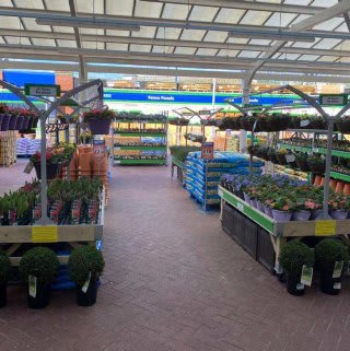 B&M's brand new store in Warrington boasts an extensive Garden Centre range; everything from fencing and aggregate, to planters and sheds.