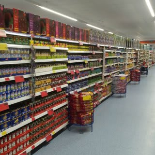A first glimpse inside the new B&M store in Elland, located on Huddersfield Road.