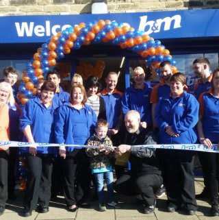 4 year old Sonny Tattersley was VIP guest for the day, opening B&M's newest store in Elland, West Yorkshire.