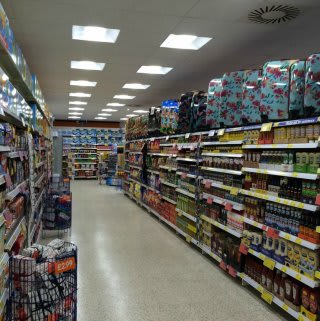A first glimpse inside Normanton's new B&M Bargains Store.