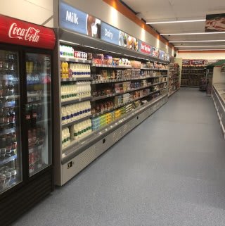 Chilled goods in B&M's newly refurbished store at Ringway in Preston.