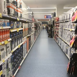 Electricals in B&M's newly refurbished store at Ringway in Preston.