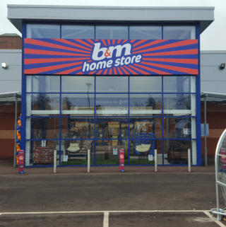 B&M's brand new Homestore in Nottingham, located at the Castle Retail Park.