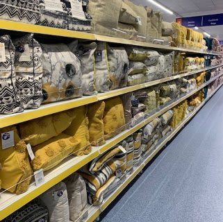 B&M's brand new store in Hunslet stocks a stunning range of soft home furnishings, including cushions, throws and much more in a range of colours and the latest trends.