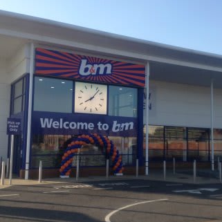 B&M's brand new Bargains Store in Stowmarket, based on Milton Road South.