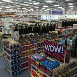 Inside B&M's brand new Home Store in Honeywood Retail Park, Devon.