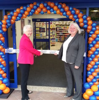 Doncaster Church Store store being opened by the local mayor and Firefly was the local charity selected by the store who received £250 worth of shopping vouchers. There will be charity bag packers throughout the week as well as frozen mascots in store.
