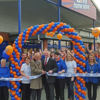 Oswestry charity, The League of Friends to the Robert Jones Augustus Hunt Orthopedic Hosptial received £250 worth of B&M vouchers as a thank you for taking part in the opening ceremony.