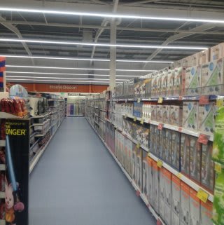 Inside B&M's new Spondon store in Derbyshire.