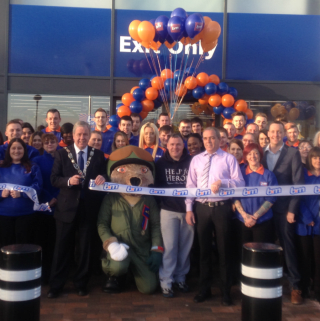 Staff at the new B&M store in Catterick were joined by Councillor Mr John Robinson who cut the ribbon at the store opening. Help for Heroes were also in attendance and received £250 worth of B&M vouchers.