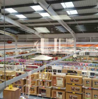 A first glimpse at the inside of B&M Mansfield - Baums Lane - the 500th B&M store