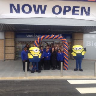 The PROUD B&M Team outside South Ruislip.
