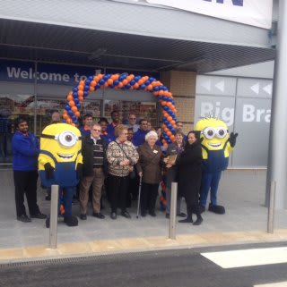 The store was opened by Ann Bennett from Mencap Charity.