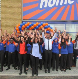 B&M Slough's store team were delighted to open their doors.