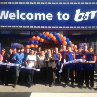 Mayor of Sunderland Councillor Alan Emmerson was on hand to cut the ribbon and officially open the new B&M Sunderland store on Ryhope Road