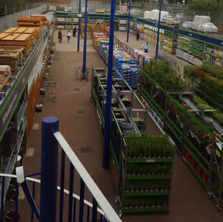 B&M Burnage's new Garden Centre, with lines available all year round.