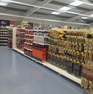A first glimpse inside B&M Pembroke Dock on opening day.