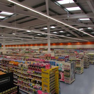 A first glimpse inside the new B&M Penzance before opening day.