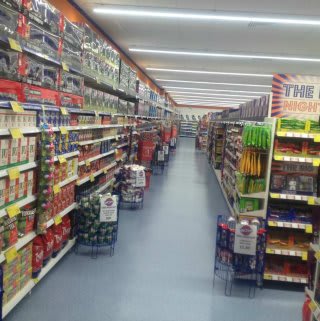 A first glimpse at the groceries on offer at B&M Coypool