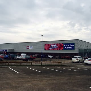 The brand new B&M Ashton under Lyne - Snipe Retail Park Homestore on opening day.