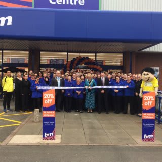 B&M's new store in Burton-upon-Trent was opened by Mayor Beryl Toon and her consort Mr James Toon.