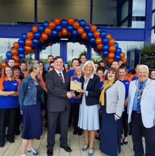 Representatives from Lighthouse Women's Aid, who B&M Anglia's colleagues chose as their VIP's for opening day.