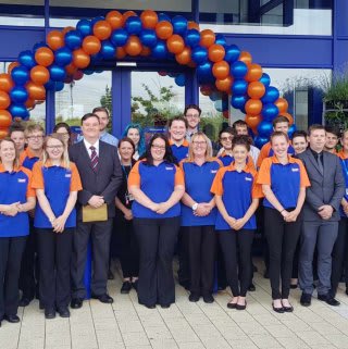 The new store team at B&M Anglia, ready for opening day.