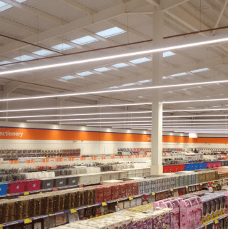 A first glimpse inside B&M Brighouse.