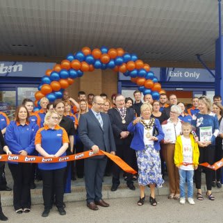 B&M's latest store in Port Talbot was opened by local Mayor Councillor Janet Dudley and her consort David Evans along with representatives from the Paul Ridd Foundation.