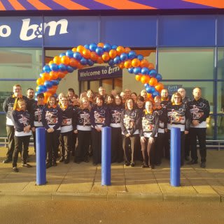 B&M Newport's store team are delighted to open their doors at their new premises at 28 East Retail Park.