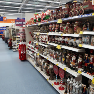 B&M's Christmas offering is on display in its newest store in Spalding, located on Westlode Street. The store stocks a great range of Christmas decorations, cards, wrapping paper and much more!