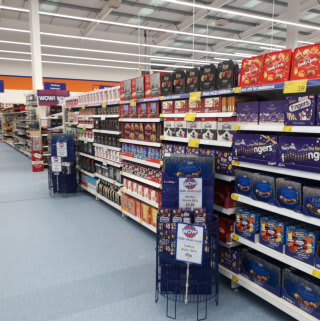 B&M Spalding - Westlode Street sells a huge range of big brand confectionery, from Cadbury to Mars and much more in between.