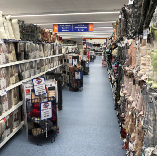 B&M's newest store in Clayton sells a huge range of soft furnishings, from bedding and duvets to rugs, throws and curtains.