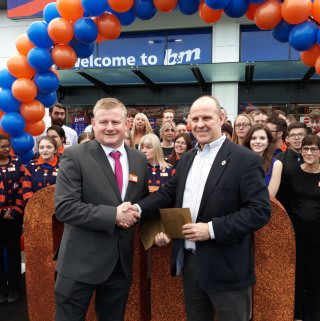 John was B&M's special guest for the opening of its new store in Tonbridge. John was representing local charity The Bridge Trust, and received £250 on the charity's behalf as a thank you for all its hard work in the community.