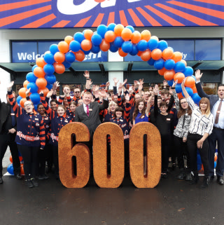 B&M Tonbridge's store team can't wait to open their doors to their very fist customers on opening day.