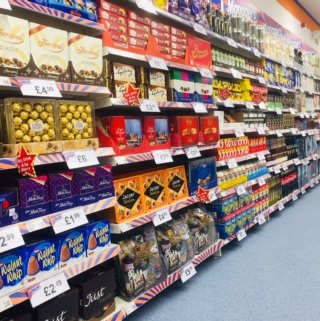 B&M's new Maryport store stocks a huge range of seasonal grocery, from cracker and biscuit selections to novelty confectionery.